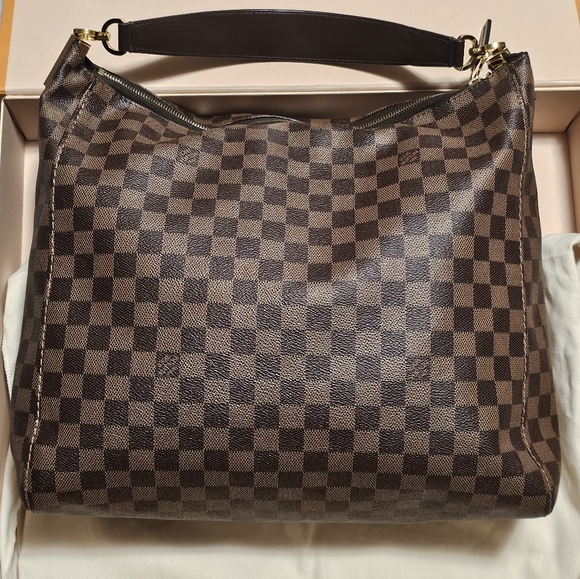 SOLD!!! Authentic Pre-Loved Louis Vuitton Damier Ebene Portobello GM Hobo - Picture 13 of 13